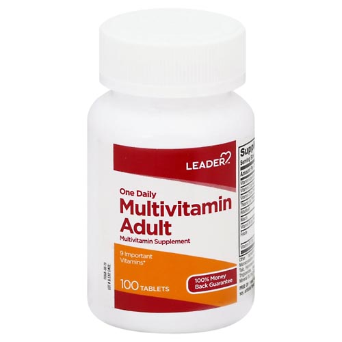Image for Leader Multivitamin, One Daily, Adult,100ea from U SAVE DISCOUNT DRUGS